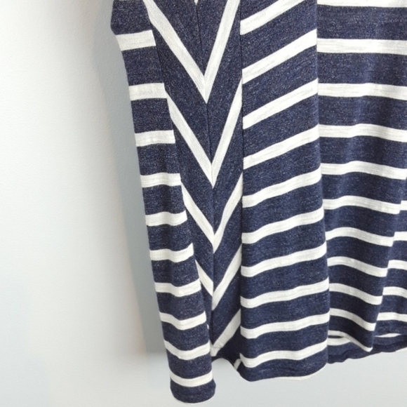 Madewell Blue and White Relaxed Tank Top - Picture 3 of 7